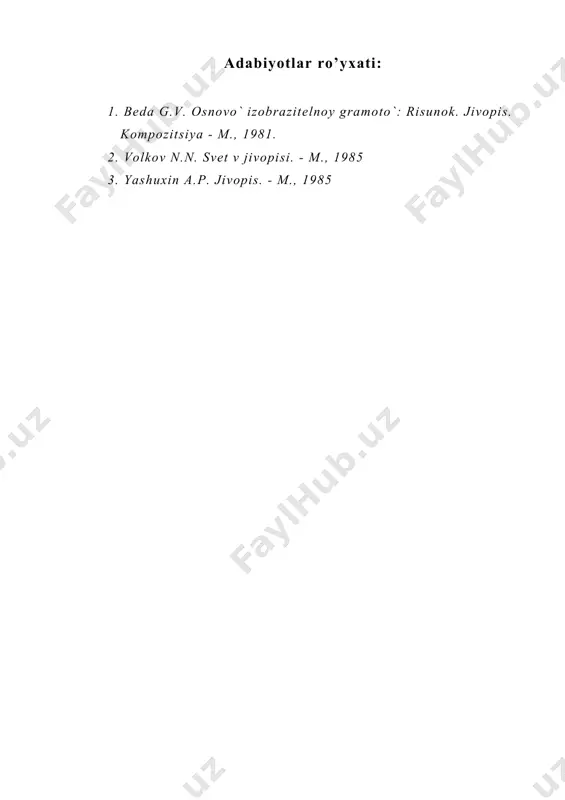 portrеt rangtasviri va kompozitsiya masalalari - Page 5