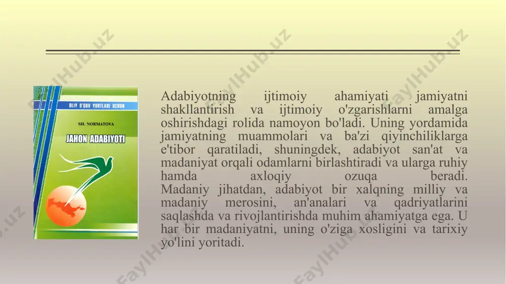 "jahon adiblari adabiyot haqida" kitobi - Page 4