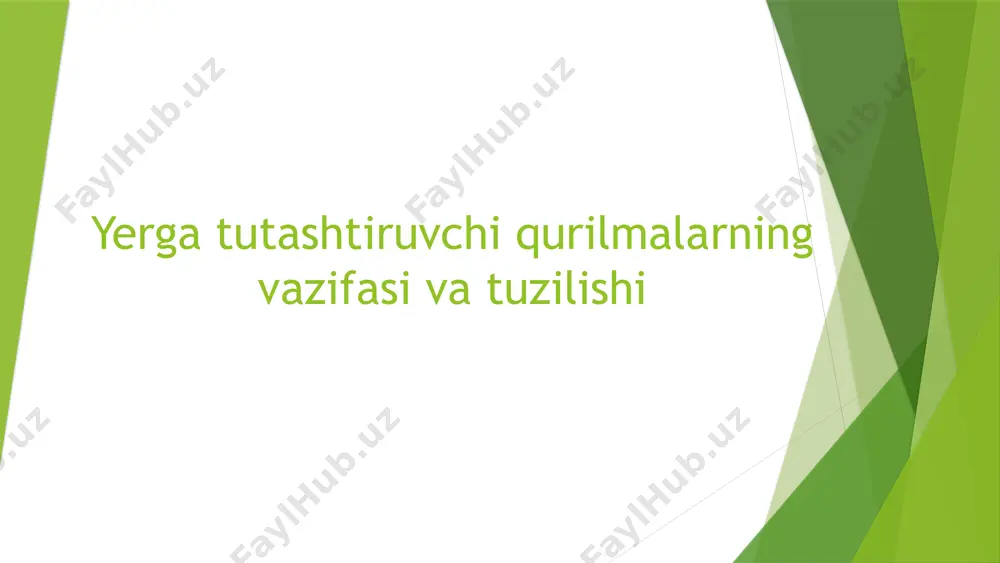 a muvozanatni saqlashda yordam beradi. masalan, bu qurilmalar elektr jihozlarining ishonchli va samarali ishlashini ta'minlaydi, shuningdek, energiya taqsimotini xavfsizroq qiladi. photo by priscilla du preez 🇨🇦 on unsplash yerga tutashtiruvchi qurilmalar va ularning ahamiyati yerga tutashtiruvchi qurilmalar elektr xavfsizligini ta'minlashda muhim rol o'ynaydi. ular elektr jihozlaridan chiqadigan ortiqcha energiyani yerga o‘tkazib, odamlar va uskunalarni himoya qiladi. shuningdek, energiya samaradorligini oshirishga yordam beradi, chunki to‘g‘ri yerga tutashgan tizimlar energiya tejalishiga olib keladi. misol sifatida, 2020-yilda o'zbekistonda o'rnatilgan yerga tutashtiruvchi tizimlar natijasida elektr energiyasi sarfi 15% ga kamaydi. bu tizimlar orqali har yili yuzaga keladigan elektr oqimlaridan 30% ga yaqin avariyalar oldini olish mumkin. bunday qurilmalar, shuningdek, katta avariyalar va jarohatlardan himoya qilishda muhim ahamiyatga ega. photo by brooke cagle on unsplash tuzilishi: materiallar tahlili yerga tutashtiruvchi qurilmalarda ishlatiladigan asosiy materiallar quyidagilardir: mis, alyuminiy va po'lat. mis yuqori elektr o'tkazuvchanligi va korroziyaga chidamliligi bilan ajralib turadi, alyuminiy esa engil va iqtisodiy jihatdan …