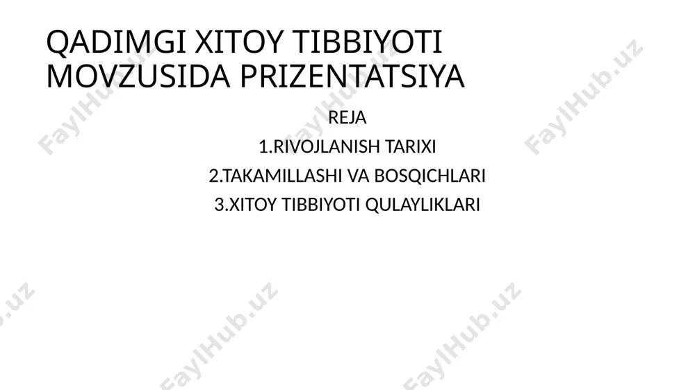 ot tarixchisi f.r.borodulinning fikricha xitoylar "yan" deganda pnevmani, "in" deganda esa tomirlarda suzib yuruvchi passiv suyuqiiqni ko'zda tutgan ekanlar. xitoy tabiblarining fikricha "yan" nafas yo'llari orqali o'pkaga kirib, undan yurakka o'tib undagi qonni isitadi va uni harakatga keltiradi. "in" esa passivligicha qolib, qon oqimi bilan tanaga tarqaladi. bu fikrlar hozirgi fan nuqtai nazaridan asosli emas, albatta. ammo, tabiatda qarama-qarshi ornillar borligi aniqdir. masalan, achchiq-chuchuk, shirin-bemaza, issiq-sovuq, ho'l-quruq va h.k. kasallarni davolashda qadimgi xitoy hakimlari boshqa xalqlarda bo'imagan ko'p o'ziga xos usullarni qo'llaganlar. bu usullardan eng mashhuri uchta. bular,\ffioksa, massaj va igna sanchib davolash usullaridir. moksa - kasal a 'loni, to'g'rirog'i shu a'loni qoplab turgan terini quritilgan 26 turli shifobaxsh o'simliklarni tutatib, bir o'z kuydirishdir. bu usulning ta'sirini xitoylar qanday tushunganliklari aniq ma'lum emas, lekin uni hozirgi zamon fani nuqtai nazaridan qaralsa, bu usul teridagi ekstraretseptorlarga (asab tomirlariga) ta'sir qilish prinsipiga asos- langanligi ma'lum bo'ladi. fiziologiya fanida ekstraretseptorlar orqali ichki a'zolarga …