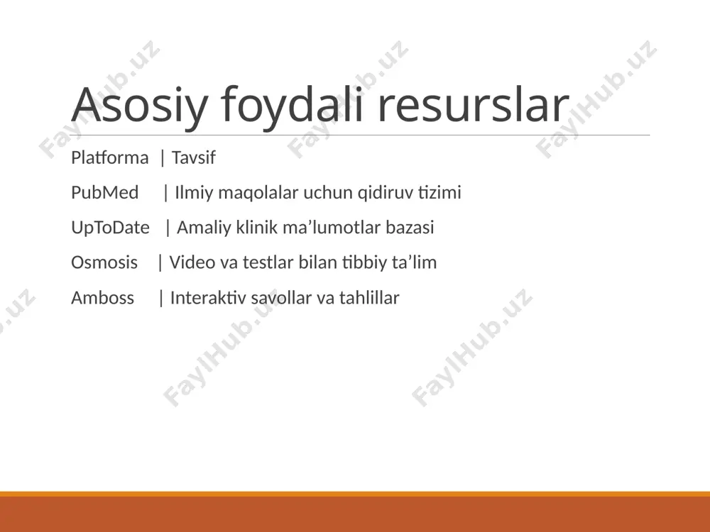 tibbiy ta'limda internet resurslaridan foydalanish - Page 5