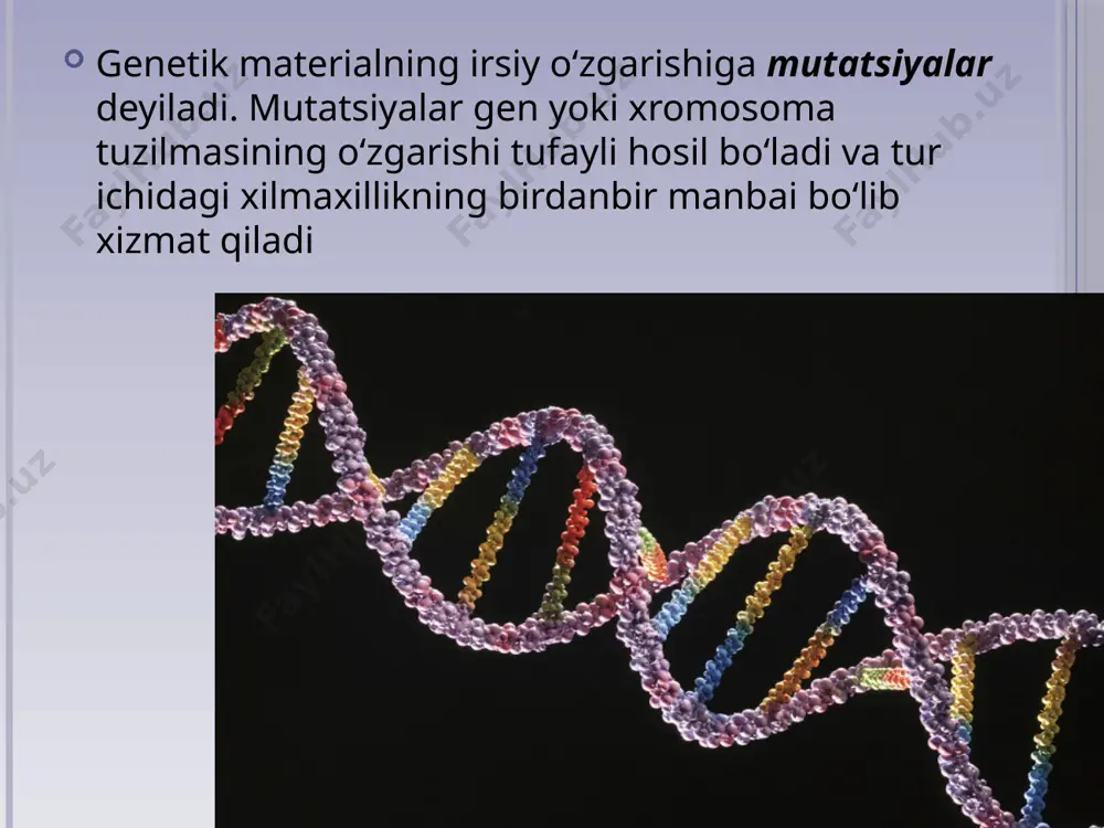 irsiy (genotipik) o‘zgaruvchanlik. 9 - sinf - Page 4