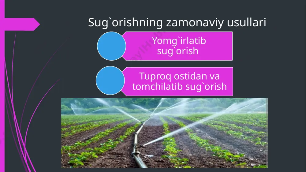 sug'orishning zamonaviy usullari - Page 4