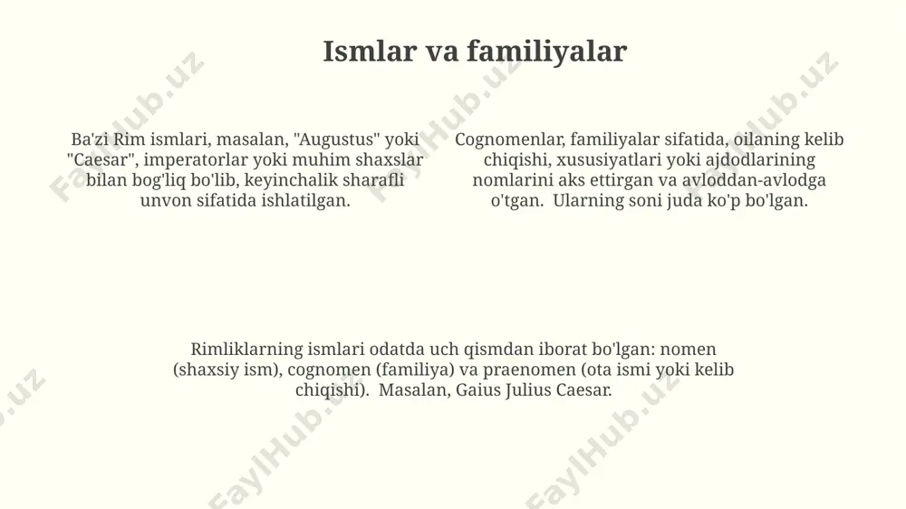 lotin tilida rim isimlari - Page 4
