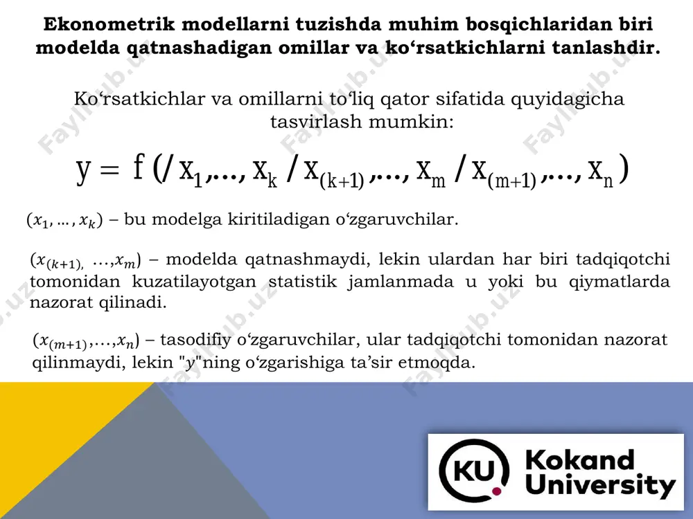 ekonometrik modellarning axborot ta’minoti - Page 4