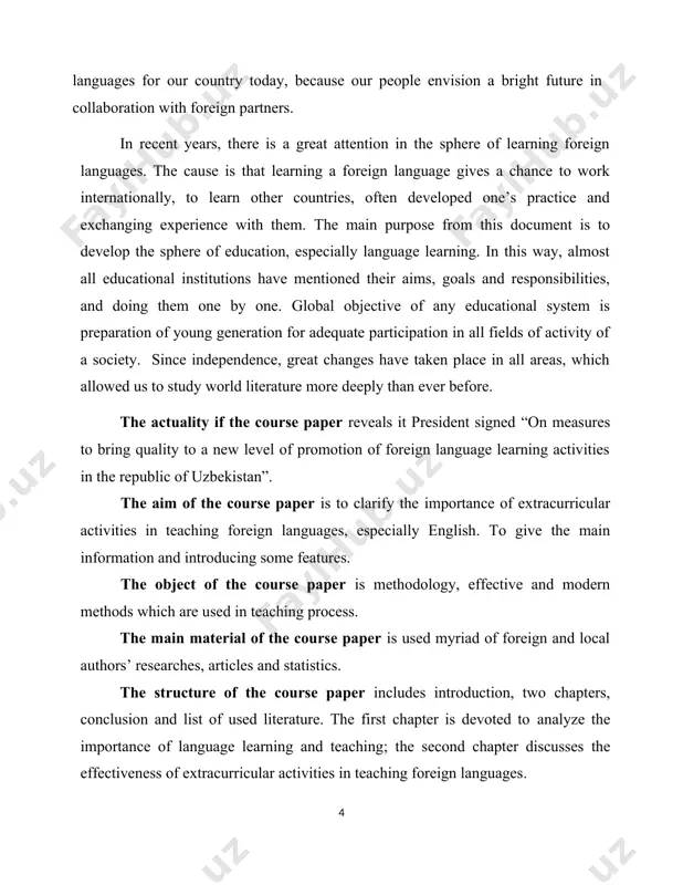 but this must be supplemented by a broad range of themes that cover as much of that culture as feasible. the teacher's responsibility in fostering students' multicultural attitudes includes awakening their interest, curiosity, and receptivity to various cultures. aside from information and attitudes, students must be equipped with skills such as discovery and interaction, as well as the ability to compare and understand real documents from another culture and relate them to events in their own. it's critical to understand how children learn a foreign language and what activities and content are appropriate for their age group. as a result, selecting the most appropriate activities, methods, or tactics to help young learners acquire languages more effectively becomes critical” [2, 114]. even if one or two skills could be completely developed without the rest, this strategy would not provide enough preparation for subsequent success in academic communication, career-related language use, or …