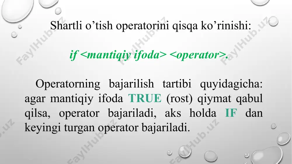 mantiqiy dasturlash texnologiyasi. mantiqiy dastur tuzilmasi - Page 4