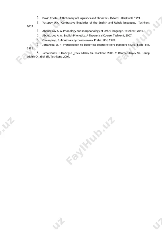 typological characteristics of english, uzbek, and russian languages phonological systems - Page 5