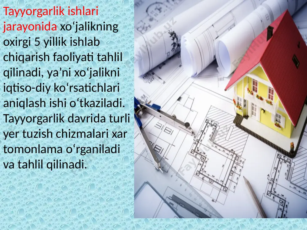 yer tuzish jarayoni, bosqichlari - Page 5
