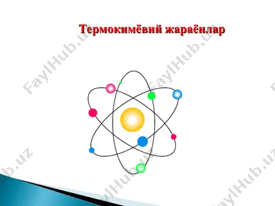 термокимёвий жараёнлар — PPT