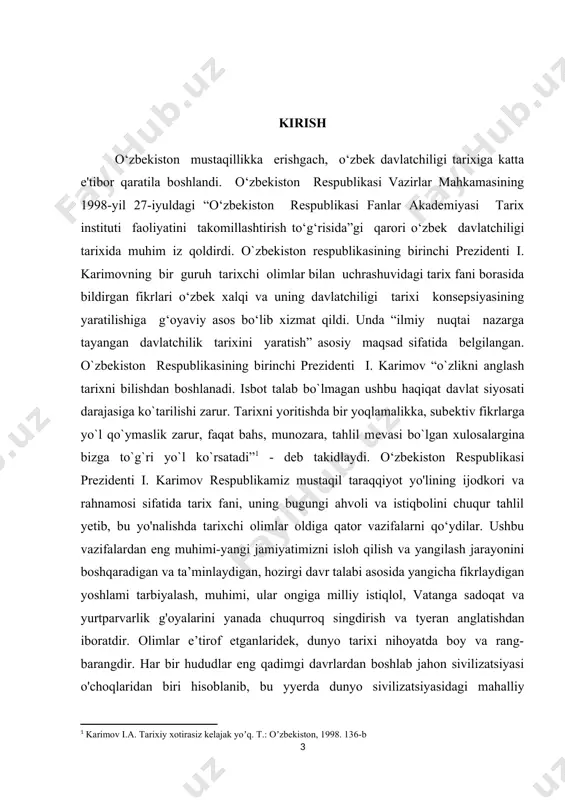 lati misrda bir qator xalqlar yashash sharoitlariga ta`sir etdi. bu esa keyinchalik u yerda yashayotgan xalqlar hayotida katta o`zgarishlarga olib keldi desak mubolag`a bo`lmaydi. buyuk geografik kashfiyotlar davri qoldirgan moddiy va madaniy boyliklar va yodgorliklar tarixda muhim iz qoldirdi hamda bugungi qimmatli arxeologik va etnologik kuzatuvlar uchun katta imkoniyatlar yaratmoqda. buyuk geografik kashfiyotlar davri jahon tarixida chuqur iz qoldirgan davrlardan biridir. [1: karimov i.а. tarixiy xotirasiz kelajak yoʼq. t.: oʼzbekiston, 1998. 136-b] mavzuning dolzarbligi. bozor munosabatlarining paydo bo'lishi jarayonida buyuk geografik kashfiyotlar (xv-xvii asr oxiri) alohida o'rin egallagan, buning natijasida yangi kashfiyotlar yaratish mumkin bo'lgan. savdo yo'llari va boshqa mamlakatlar va qit'alarning ulkan resurslarini jahon iqtisodiy muomalasiga jalb qiladi. yevropada feodalizmning nobud boʻlishi va kapitalizmga oʻtishi buyuk geografik kashfiyotlarni tezlashtirdi. bularga 15—16-asrlardagi eng yirik kashfiyotlar kiradi, ularning asosiylari amerika va afrika atrofida hindistonga boradigan dengiz yoʻlining ochilishi edi. boshqacha qilib aytganda, bu ma'lum tarixiy sharoitlarda yevropaliklar tomonidan dengizdan tashqari erlarni …