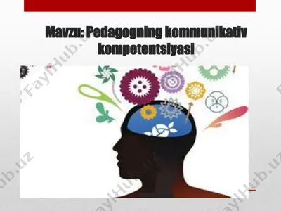 pedagogning kommunikativ kompetentsiyasi — PPTX