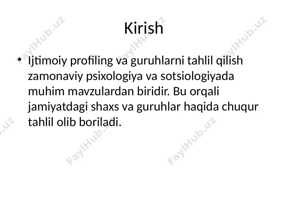 ijtimoiy profiling va guruhlarni tahlil qilish - Page 2