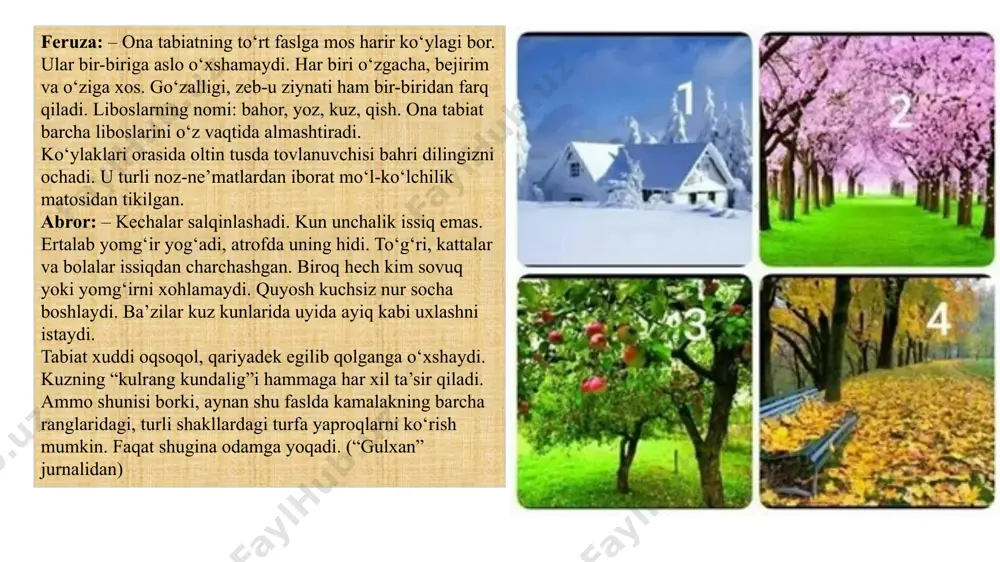nutq tovushlari va harf 5-sinf - Page 4
