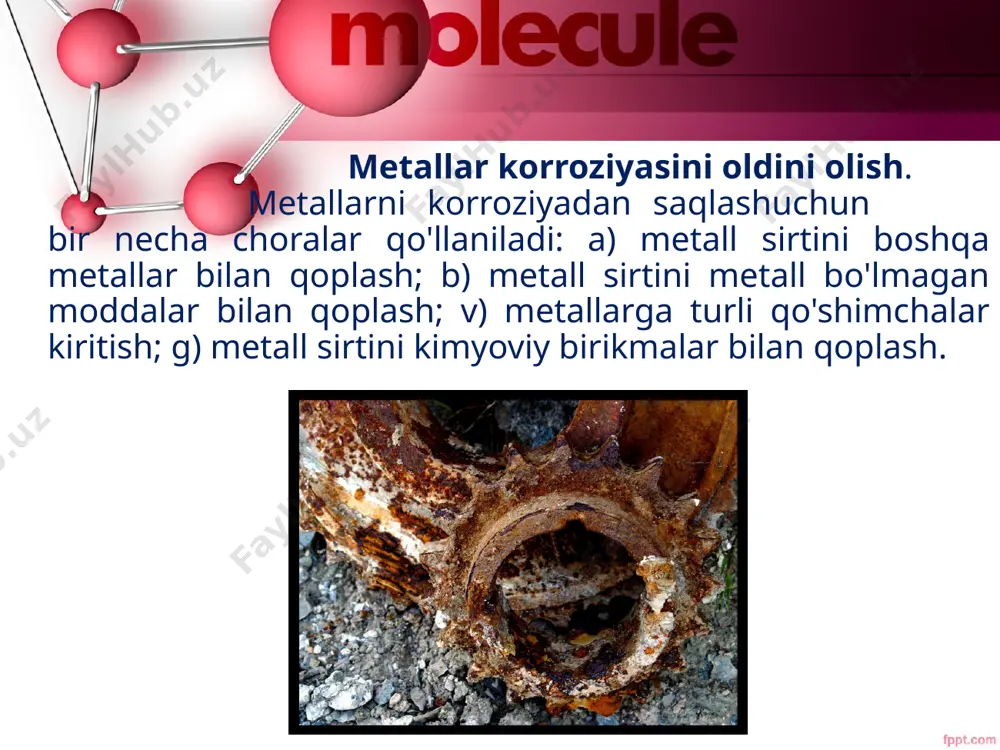 metallar korroziyasi haqida tushuncha - Page 5