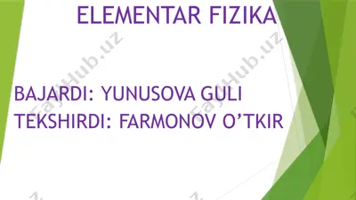 elementar fizika — PPTX