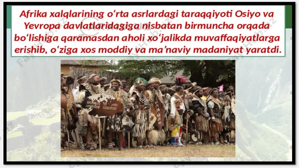 afrika xalqlari xi-xv asrlarda - Page 5