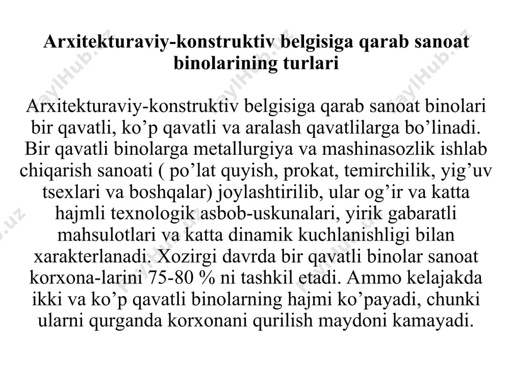 ishlab chiqarish binolarining intereri va ekstereri. bir qavatli sanoat binolarining sinchlari - Page 4