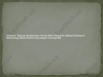 falsafiy bilimlar tizimi va uning xususiyatlari — PPTX