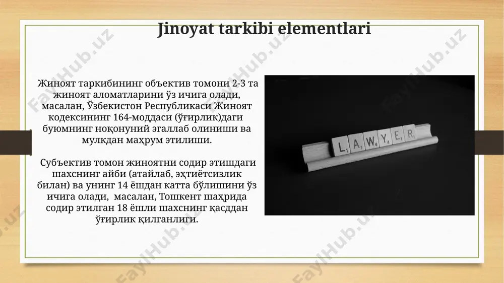jinoyat huquqi tarkibi - Page 5