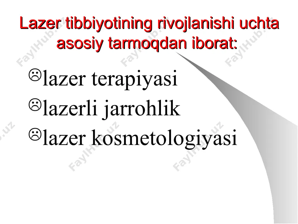 tibbiyotda lazerlar - Page 4