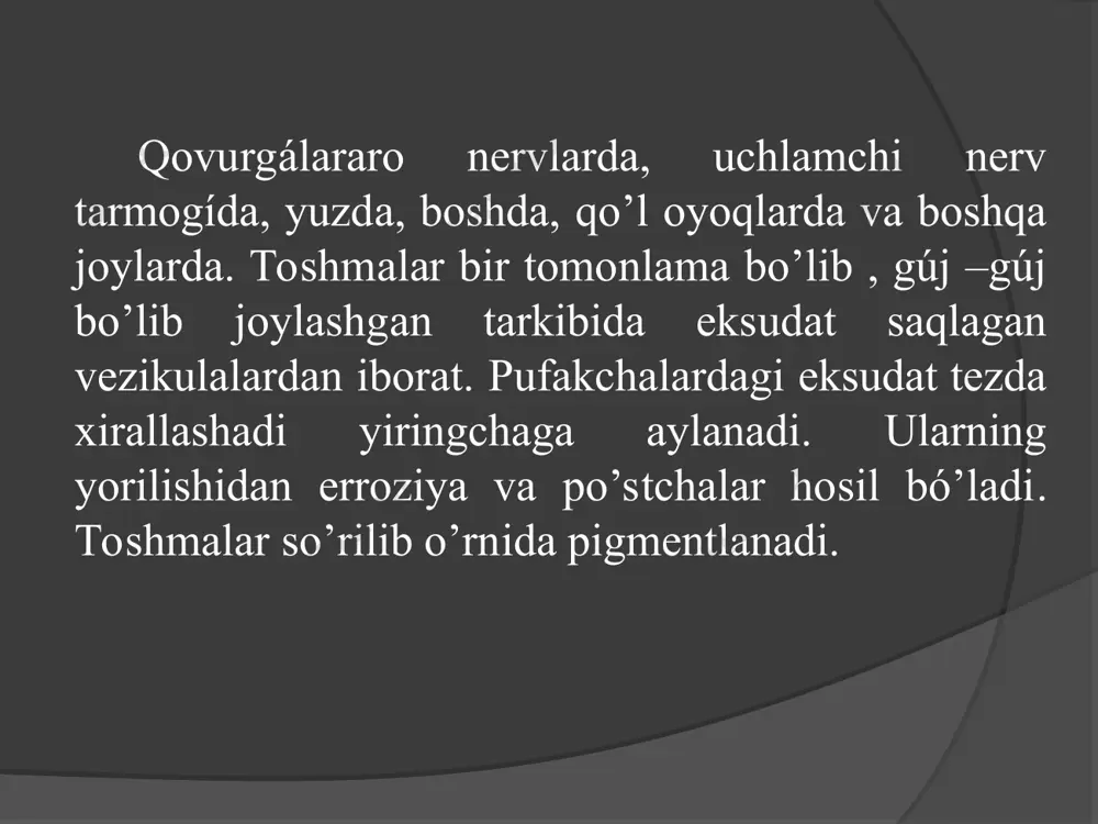 o'rabboshi temiratki (herpes zoster) - Page 5