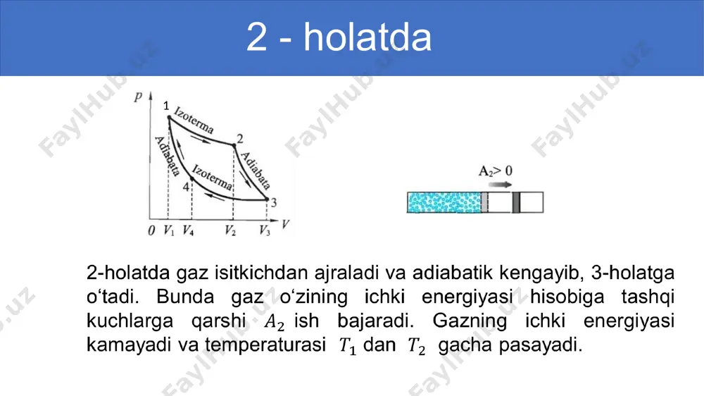issiqlik dvigatellarining ishlash prinsipi - Page 4