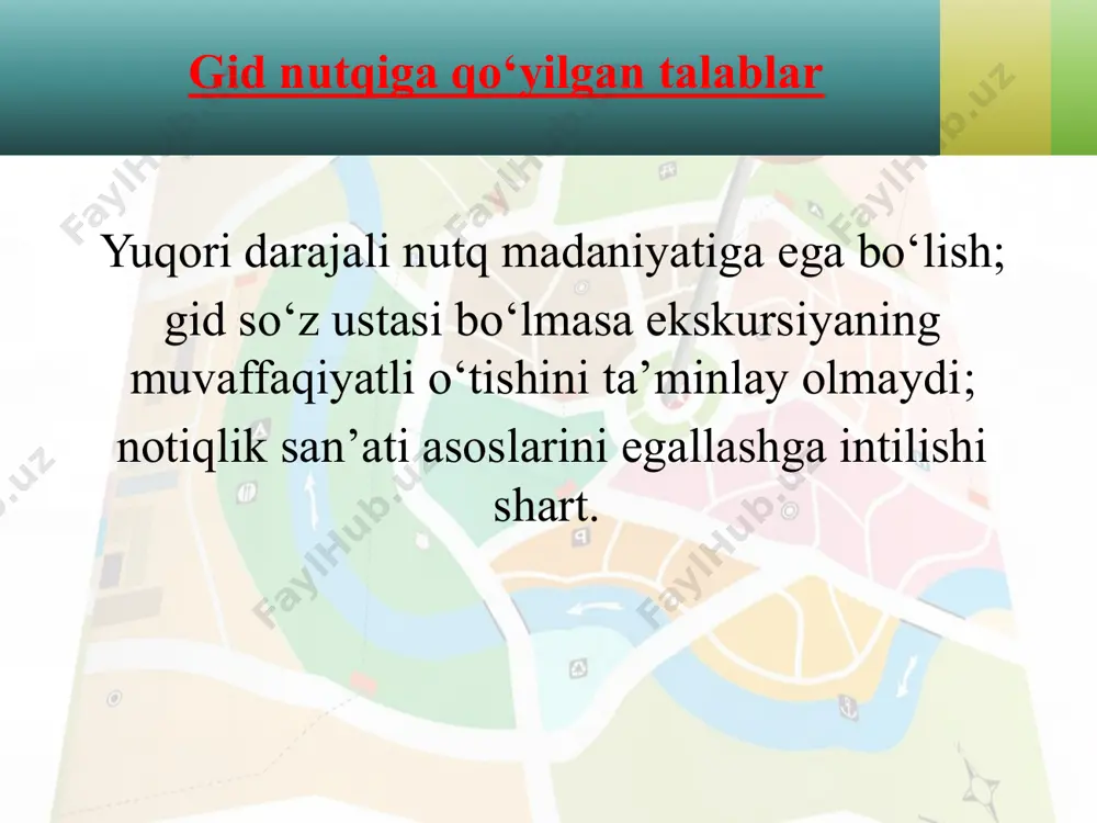 gid nutqiga qo‘yilgan talablar - Page 2