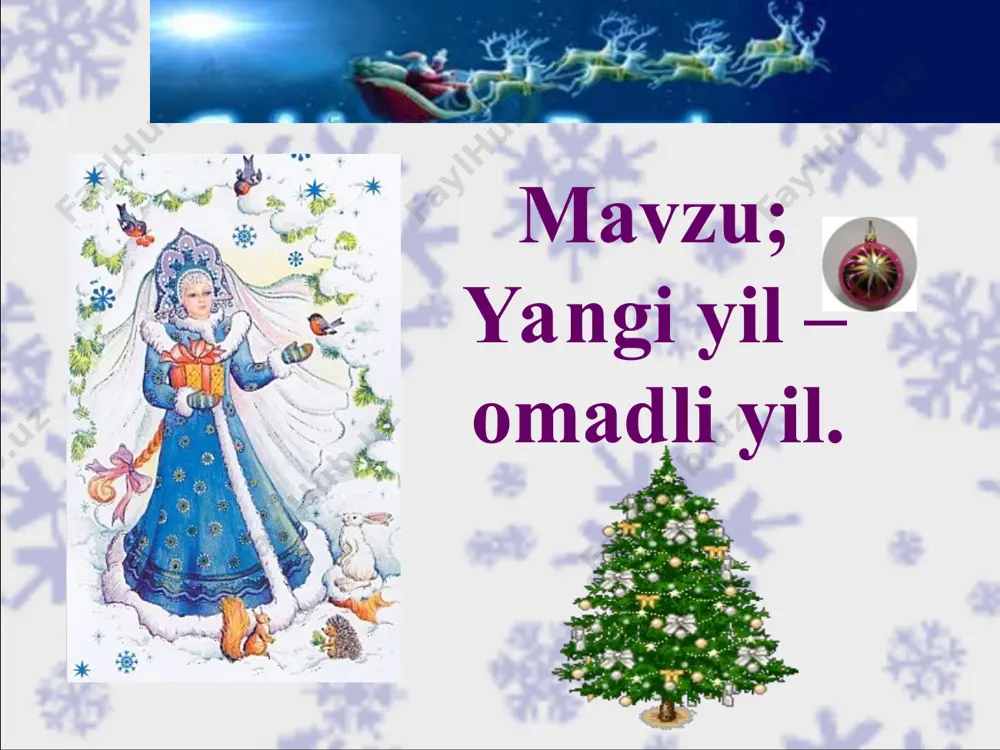 yangi yil – omadli yil. dars ishlanma - Page 3