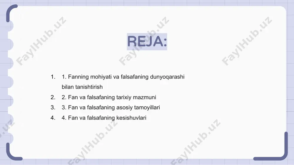 kurini birlashtirib, biz atrofimizdagi dunyo va undagi o'rnimizni chuqurroq tushunishimiz mumkin. 4. fan va falsafaning kesishuvlari fanning mohiyati empirik dalillar va mantiqiy mulohazalar orqali bilim olishga intilishida yotadi, falsafaning dunyoqarashi esa borliq, qadriyatlar va voqelik tabiati haqidagi fundamental savollarni o‘rganadi. ilm-fan va falsafa o'rtasidagi kesishmalar ilmiy kashfiyotlar falsafiy e'tiqodlarga qarshi chiqqanda yoki falsafiy izlanishlar haqiqat tabiati va inson tushunchasining chegaralarini ilmiy izlanishlarga ilhomlantirganda sodir bo'ladi. ushbu chorrahalar fanlararo hamkorlik va muloqot uchun imkoniyatlarni taqdim etadi, bu ikkala sohani boyitadi va dunyo haqidagi tushunchamiz va undagi o'rnimizni shakllantirishi mumkin bo'lgan yangi tushunchalarga olib keladi. 5. fan va falsafadagi zamonaviy munozaralar fan va falsafadagi zamonaviy munozaralar dunyoni tushunishda empirik dalillar va mavhum mulohazalarning to'qnashuvi atrofida aylanadi. olimlar kuzatish va eksperimentning ustuvorligi haqida bahslashadilar, faylasuflar esa bizning tushunchamizni shakllantiradigan izohli ramkalarni ta'kidlaydilar. ushbu ikki yondashuv o'rtasida uyg'un muvozanatni topish bilimni rivojlantirish va murakkab ekzistensial savollarni hal qilish uchun juda muhimdir. 6. ilmiy-falsafiy dunyoqarashni …