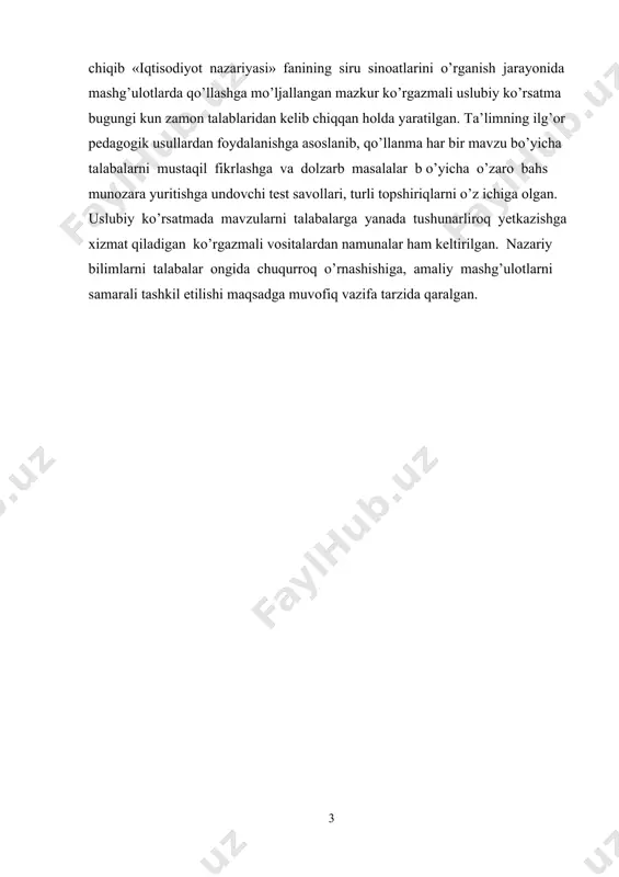 asining vujudga kelish va rivojlantirilishining tarixiy bosqichlari bilan bog’liq bo’lib, bunda mazkur tushuncha «umumiy bozor muvozanati» sifatida talqin qilinishi darajasigacha etib keladi. bu yo’nalishda iqtisodiy muvozanatlikning ko’plab model-lari mavjud bo’lib ular turli davrlarda bu muammoga har xil qarashlarni aks ettirgan: 1. oddiy takror ishlab chiqarish modeli. (f. kene tomonidan xviii asrda frantsiya misolida tushuntirilib berilgan.) 2. oddiy va kengaytirilgan kapitalistik ijtimoiy takror ishlab chiqarish sxemasi. ( xix asrda klassik iqtisodchilar tomonidan asoslab berilgan.) 3. erkin raqobat qonuni amal qilgan sharoitda umumiy iqtisodiy muvozanatlik modeli. (l. valras tomonidan asoslagan.) 4. «xarajatlar – mahsulot ishlab chiqarish» modeli. (v. lontev asos solgan.) 5. qisqa davrli iqtisodiy muvozanatlik modeli. (d.keyns siklik rivojlanishni tahlil qilish orqali ko’rsatib bergan.) 6. iqtisodiy muvozanatlik nazariyasidagi ikkinchi yo’nalish sobiq sotsialistik lager mamlakatlari iqtisodiy tizimining inqirozga uchrashi oqibatida vujudga keldi. bu mamlakatlarda shiddatli tarzda ro’y bergan ijtimoiy-iqtisodiy beqarorliklar, ya’ni iqtisodiy o’sish sur’atlari va bandlik darajasining surunkali pasayib borishi, inflyatsion jarayonlarning …