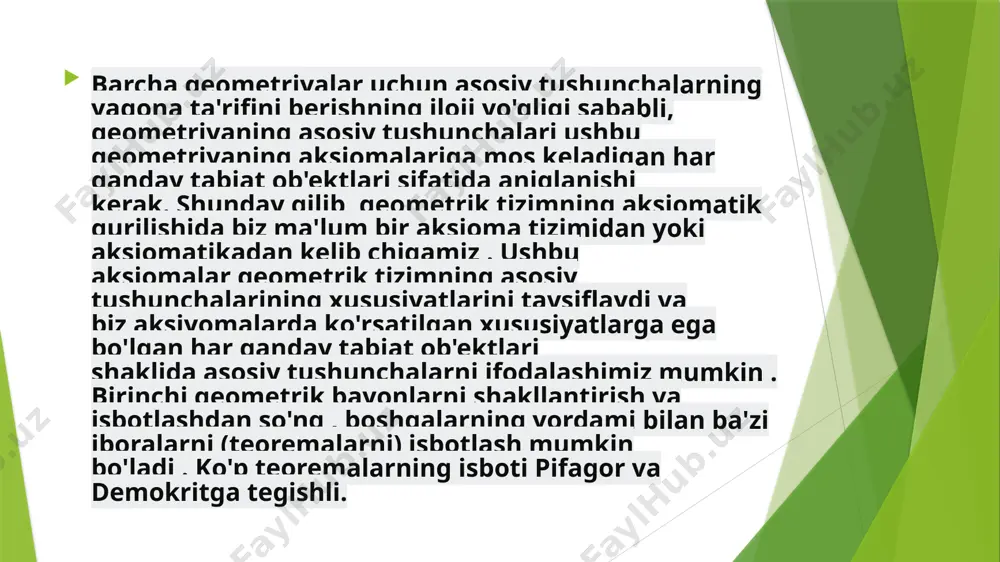 planimetriya aksiomalari va sodda geometrik figuralar ta'riflari - Page 5