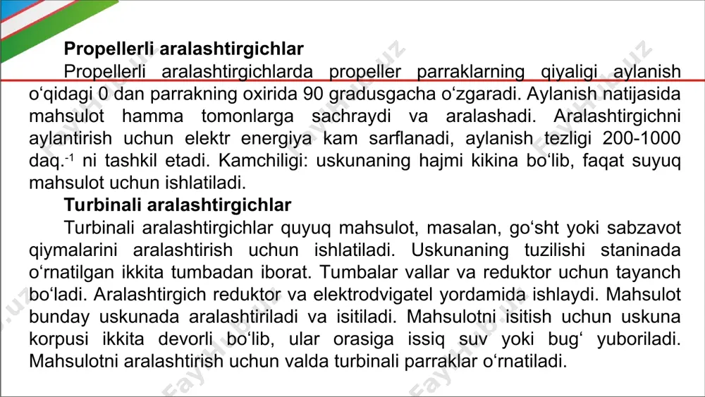 umli va vukuumsiz, to‘ldirgich bilan agregatlangan va agregatlanmagan, tunuka va shisha idishlar uchun mo‘ljallangan bo‘ladi. ko‘p pozitsionli yopish uskunasi tarkibiga quyidagilar kiradi val (1), tishli g‘ildirak (3), markaziy vallar (2), yunaltiruvchi (14), ichi bo‘sh vallar (12), mushtlar (11), ikki elkali richag (8), sharnirlar (9), siqish roliklari (10), yopish roliklari (5), yuqori patronlar (6), o‘qlar (7), bankalarni suruvchi (13) mexanizm. banka germetizatsiyalash jarayonida yopish roliklari maksimal uzoqlashganda pastki patronlar bilan yuqorigi patronlarga ko‘tarilib, unga qisiladi. richag (8) yordamida yopish roliklari bankaga yaqinlashib uning atrofida aylanadi va qopqoqni banka og‘ziga qistirib qo‘yadi. tunuka va shisha bankalarni yopish uchun turli xil uskunalar ishlatiladi. masalan, b4-kzk-79, b4-kzk-14 rusumli avtomatlar tunuka bankalarni yopish, qopqoqlarni markirovka qilish va miqdorini hisoblash uchun mo‘ljallangan. shisha bankalar b4-kzk-75, b4-kzk-75-04 rusumli avtomatlarda yopiladi. ba’zi uskunalarning texnik tavsifi quyidagi jadvalda keltirilgan. yopish uskunalarining asosiy qismlari quyidagilardan iborat: stanina, transportyor, qopqoqlarni uzatish moslamasi, marker, yopish mexanizmi, uzatma, boshqarish pulti. plastinkali transportyor va …