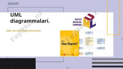 uml diagrammalari — PPTX