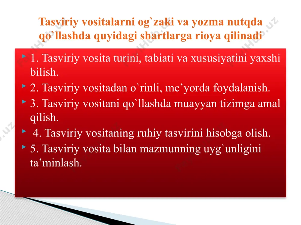 tilning tasviriy vositalari va nutq madaniyati - Page 4