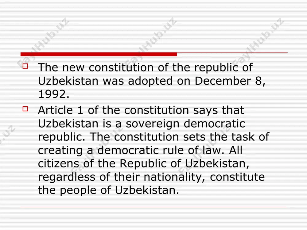 the constitution of the republic of uzbekistan - Page 3