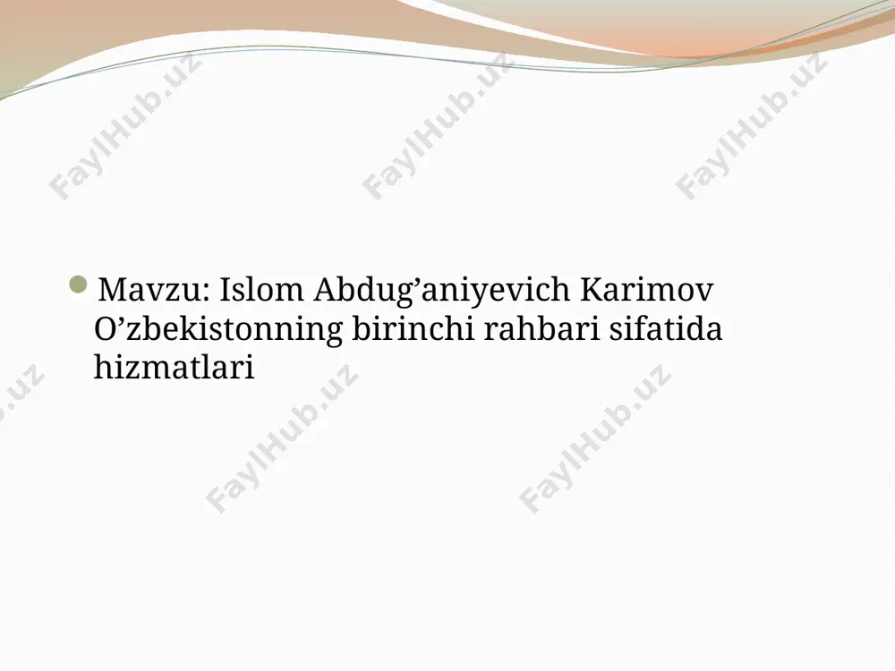 y osiyo mintaqasida ham tinchlik va xotirjamlikni ta’minladi. islom karimov o‘zbekiston rahbari etib saylanganidan keyingi kunidayoq, ya’ni 1989 yil 24 iyunda hukumat yig‘ilishida u qat’iyan: “biz bundan buyon eskicha yasholmaymiz va bunday yashashga zamonning o‘zi yo‘l qo‘ymaydi”, degan fikrni ilgari surdi, shuningdek, qadamba-qadam respublikamizni rivojlantirish bo‘yicha chuqur o‘ylangan o‘z dasturini tatbiq etishga kirishdi. qisqa muddatlarda tubdan ko‘rilgan boshqa choralar bilan birga 1989 yil avgustidayoq tarixiy qaror qabul qilindi - 400 ming gektarga yaqin sug‘oriladigan yerlar qariyb 2,5 million oilaga tomorqa sifatida ajratib berildi. sovet hokimiyatining 72 yili mobaynida o‘zbekiston qishloq aholisiga atigi 300 ming gektar yer ajratilgan edi, xolos. 1989 yil oktyabrida davlat tili maqomini bergan “davlat tili to‘g‘risida”gi qonun qabul qilingani islom karimovning dadil siyosiy qadami bo‘ldi. islom karimov shaxsiy jasurlik bobida ham ibrat bo‘la olardi. toshkent viloyati bo‘ka va parkent tumanlarida avj olgan mitinglarda shaxsiy xavfsizligi haqida bosh qotirmay, u odamlarni so‘zi bilan ishontira olganligini eslashning o‘zi kifoya …