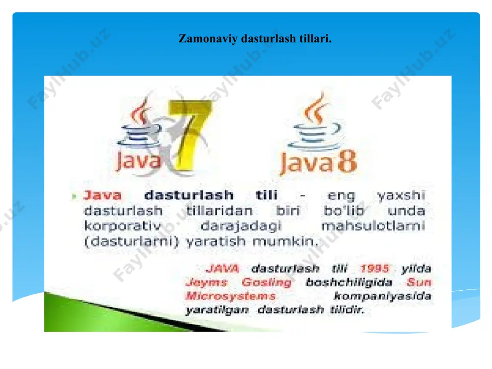 zamonaviy dasturlash tillari - Page 3