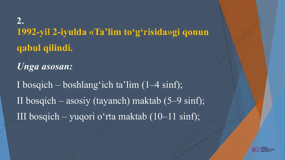 ta'lim sohasida islohotlar - Page 4