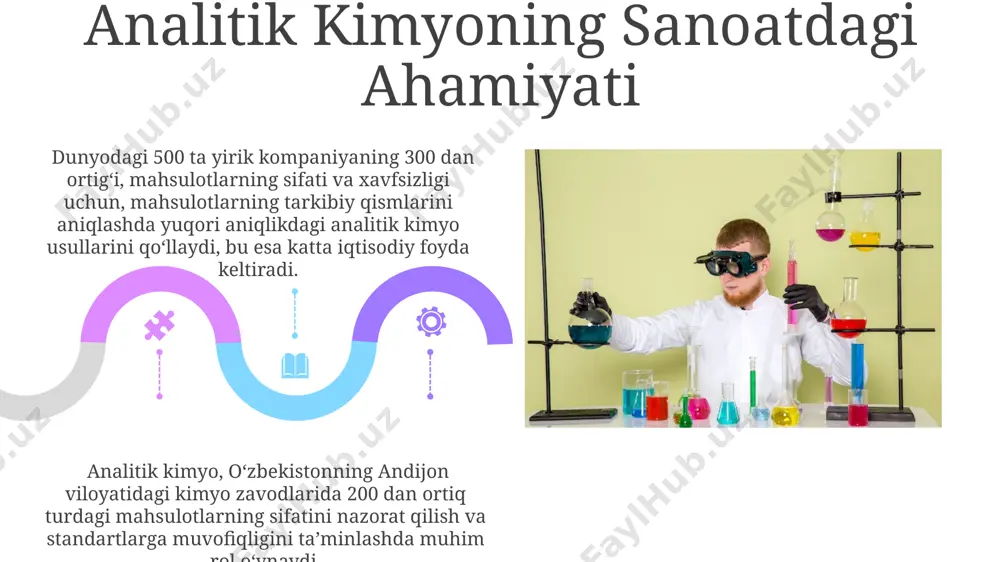 analitik kimyoning fan va sanoatdagi oʻrni - Page 5
