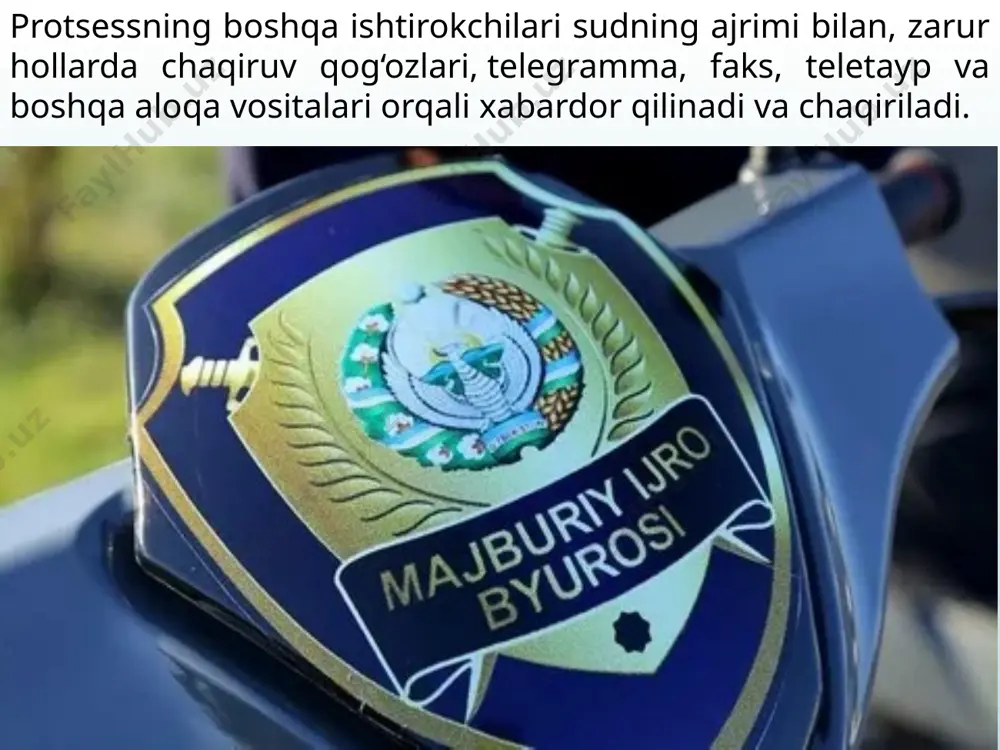 sud xabarnomasi va chaqiruvlar - Page 3