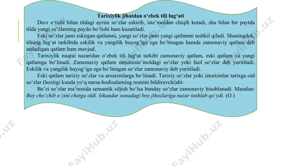 slayd "o’zbek adabiy tili me’yorlari" - Page 5