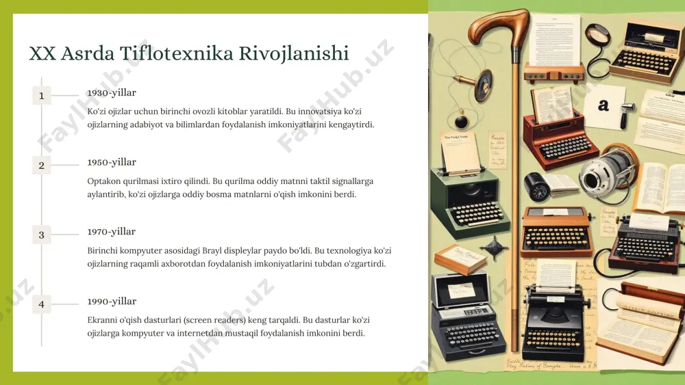 tiflotexnika tarixi va uning ahamiyati - Page 5