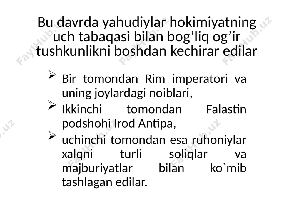 yo`nalishida papaning begunohligi haqidagi aqida ham bor. papani kardinal kollegiya saylaydi. bunda umumiy ovozning uchdan ikki qismi plyus 1-ovoz (yashirin ovoz berish yo`li bilan) (rim papasi benedikt xvi) protestantizm. protestantizm tarixi martin lyuterdan (1483-1546) boshlanadi. u xvi asrda evropada katoliklarga qarshi qaratilgan reformatsiya harakati bilan bog’liq juda ko`p mustaqil cherkovlar va sektalarni o`z ichiga oladi. protestantizm atamasi «protest» (norozilik) so`zidan kelib chiqqan. bunday nomni olishiga sabab 1526 yilda shpeyer reyxstagi nemis lyuterchi knyazlari talabi bilan har bir nemis knyazi o`zi va fuqarosi uchun xohlagan dinni tanlash huquqiga ega ekanligi to`g’risida qaror qabul qildi. ammo 1529 yilda ikkinchi shpeyer reyxstagi bu qarorni bekor qildi. bunga qarshi imperiyaning barcha shaharlari va besh knyazlik norozilik (protest) e`lon qildi. protestantizmning ilk shakllari: lyuterchilik, tsvinglichilik, kal’vinizm, unitarizm va sotsinchilik, anabaptizm, mennochilik va anglikanchilik edi. keyinroq, «so`nggi protestantizm» shakllari: baptistlar, metodistlar, kvakerlar, adventistlar, iegova shohidlari, mormonlar yoki «oxirat avliyolari», «najot armiyasi», «xristian fani», pyatidesyatniklar va boshqa …