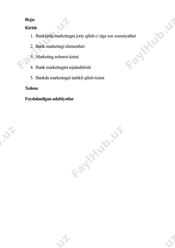 avlat milliy xo`jaligining eng muhim sohasidir. oxirgi yillarda u jiddiy o`zgarishlarga uchradi. amerikalik tadqiqotchilar ro`y berayotgan o`zgarishlarda «moliyaviy inqilob» ni ko`rishga moyil bo`lmoqda. bank tizimining barcha tarkibiy qismlari modifikatsiyalanmoqda. bunda bozo iqtisodiyoti amal qiladigan mamlakatlar bank tizimidagi dinamik o`zgarishlar butun xalq xo`jaligida ro`y berayotgan muhim o`zgarishlar bilan asoslanadi. jahon iqtisodiyotining rivojlanishi fan-texnika inqilobining zamonaviy bosqichi xususiyatlari bilan belgilanadigan tarkibiy qayta qurish murakkab davri bilan tavsiflanadi. zamonaviy bozor talablariga moslashuvchan va tezkor javob qaytarish uchun kompaniyalar turli usullarni qo`llamoqda, jumladan: · mahsulot yangilash sur’atining yuqoriligi qo`llab-quvvatlash uchun firmalar ittki o`tkazishga katta mablag` sarflamoqda; · ixtisoslashuvni nisbatan tez va og`riqsiz o`zgartirishga imkon beradigan, elektronikaga asoslangan ishlab chiqarish bazasi yaratilmoqda; · xo`jalik faoliyatini diversifikatsiya qilish jadal rivojlanmoqda. bu chora-tadbirlar yirik kapital qo`yilmalarni talab qiladi. kapital qo`yilmalarga bo`lgan talabni qondirishning muhim manbasi bank tizimi hisoblanadi. bank sohasiga sug`urta, brokerlik, jamg`arma, trast kompaniyalari, pensiya fondlari, savdo-sanoat korporatsiyalari kabi nobank muassasalari kirib borishi yangicha holatga aylandi. …