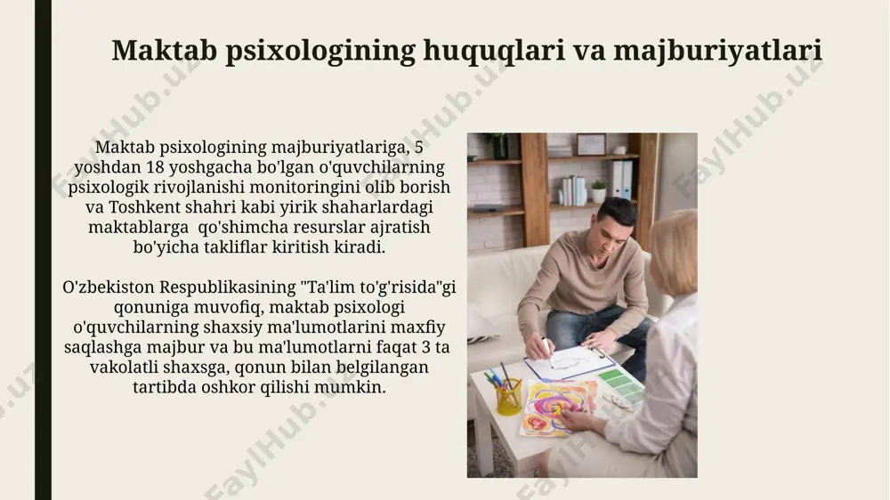 tining 3 ta turli tumanidagi 300 nafar o'quvchida o'tkazilgan tadqiqotda, akademik stress darajasi va uy vazifalarini bajarishga bo'lgan munosabat o'rtasida kuchli korrelyatsiya (r = 0.7) aniqlangan. e'tiboringiz uchun rahmat @taqdimot_robot image1.jpg image2.jpg image3.jpg image4.jpg image5.jpg image6.jpg image7.jpg image8.jpg image9.jpg image10.jpg image11.jpg image12.jpg image13.jpg image14.jpg image15.jpg image16.jpg image17.jpg