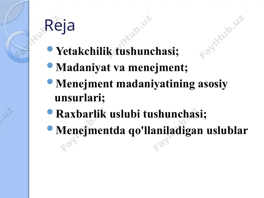 unosabatlarni boshqarsa, rahbar – shu guruhdagi rasmiy munosabatlarni boshqaradi; 2) liderlik kichik guruhlargagina xos bo‘lgan hodisa bo‘lsa, rahbarlikning haq-huquqlari katta guruhlar doirasida ham sodir bo‘lishi, amalga oshirilishi mumkin; 3) agar liderlik stixiyali, betartib jarayon bo‘lsa, rahbarlik maqsadga qaratilgan jamiyatda ishlab chiqilgan normalar tartiblar asosida saylovlar oqibatida sodir bo‘ladigan hodisadir; 4) liderlik rahbarlikka nisbatan vaqtinchalik hodisa bo‘lib guruh a’zolaring kutishlari, ularning kayfiyatlari, faoliyat yo‘nalishiga qarab, uzoqroq muddatda yoki qiqa muddatda ro‘y beradi. 5) rahbarning liderdan farqi yana shundaki, u liderda yo‘q bo‘lgan jazolash va rag‘batlantirish tizimiga ega bo‘lib, shu asosda xodimlariga o‘z ta’sirini o‘tkazish mumkin; 6) lider guruhda u yoki bu qarorlar, ko‘rsatmalar tashabbuslarni o‘z ixtiyoricha bevosita chiqarishi mumkin, rahbarda esa bu yo‘nalishda ko‘plab ko‘rsatmalar, rejalar, normalar, buyruqlar mavjudki, rahbar ular doirasidan chiqib ketishi, o‘zboshimchalik qilishi qiyin. 7) liderning faoliyati faqat kichik guruhlar doirasida amalga oshirilsa, rahbar shu guruhdagi, kengroq ijtimoiy doiradagi, jamiyatdagi vakili bo‘lganligi uchun, uning vakolatlari ham keng, faoliyat …
