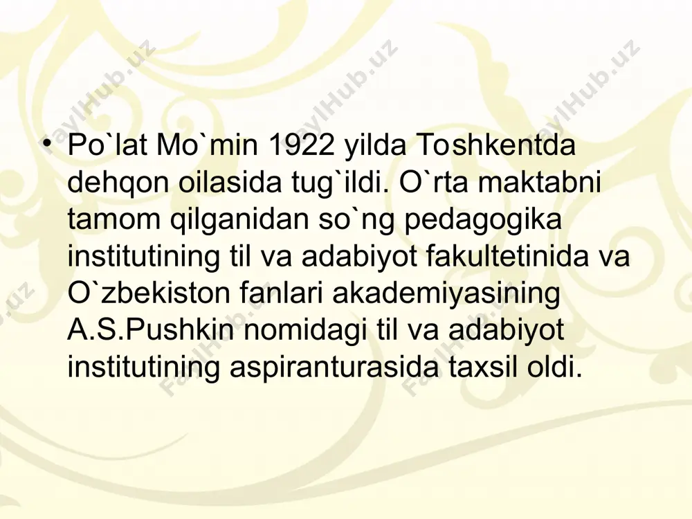 ruh bilan kuylasa, “bog’cha” she’rida bolalarni shu ulkan vatanning quchog’iga yetaklab kiradi. vatan degan shu aziz so`zni, uning tom ma’nosini bolalarning soya-salqin, ozoda, orombaxsh bog’chasiga ko`chiradi. farhod musajonovning “daradagi qishloqda” nomli birinchi hikoyasi 1956 yil “sharq yulduzi” jurnalida, shu nomdagi birinchi hikoyalar toʻplami esa 1959 yilda chop etildi. shundan soʻng adibning “oftobni quvalab” (1963), “bahor nafasi” (1964), “boʻsh kelma, aliqulov!” (1965),”bir qultum buloq suvi” (1972), “dushanba, nonushtadan soʻng” (1974), “sunbula”, “bogʻ koʻchamni qoʻmsayman” (1977), “himmat” (1984), “bogʻ koʻcha” (1987), “qilich va soz” (2000), “lafz” (2003), “kuymagan jonim manim”, “ekran yulduzi” kabi oʻttizga yaqin qissalar va hikoyalar (jumladan, bolalarga bagʻishlangan) kitoblari dunyoga keldi. bulardan tashqari adib “oq kabutar”, “talvasa”, “tomosha davom etadi”, “imtihon” kabi pyesalar, “jazirama oftob ostidagi uy”, “birovning boshi”, “koʻzlarim yoʻlingda”, “huvaydo”, “soʻnmas ziyo”, “sensan sevarim”, “men senga zor”, “askiya”, “qiziqchi” kabi badiiy filmlar, “afyun iskanjasi”, “huvaydo”, “haziniy”, “xizmatingizga hozirman”, “vatan ishqi” kabi yigirmadan ortiq hujjatli filmlar ssenariylari muallifi …
