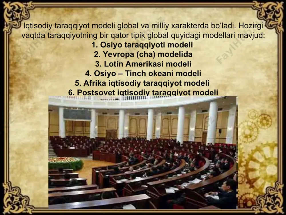 mustaqillik va demokratik jamiyat qurishning o`zbek modeli - Page 5