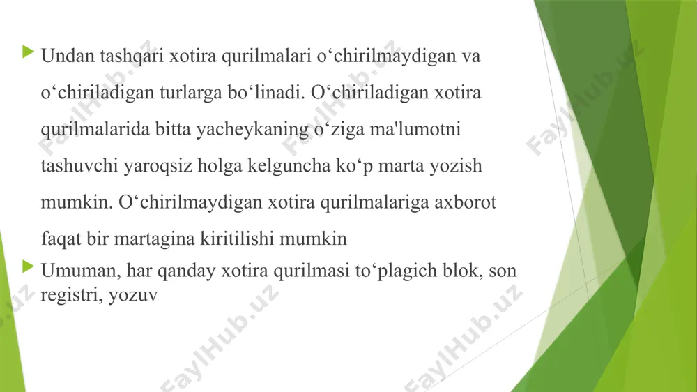 tezkor xotira qurilmalarini tadqiq qilish - Page 4